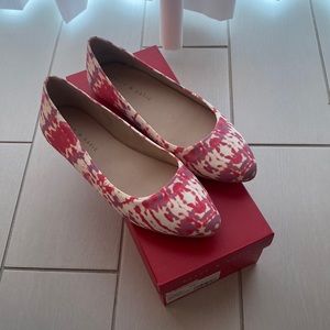 Pink and purple flats